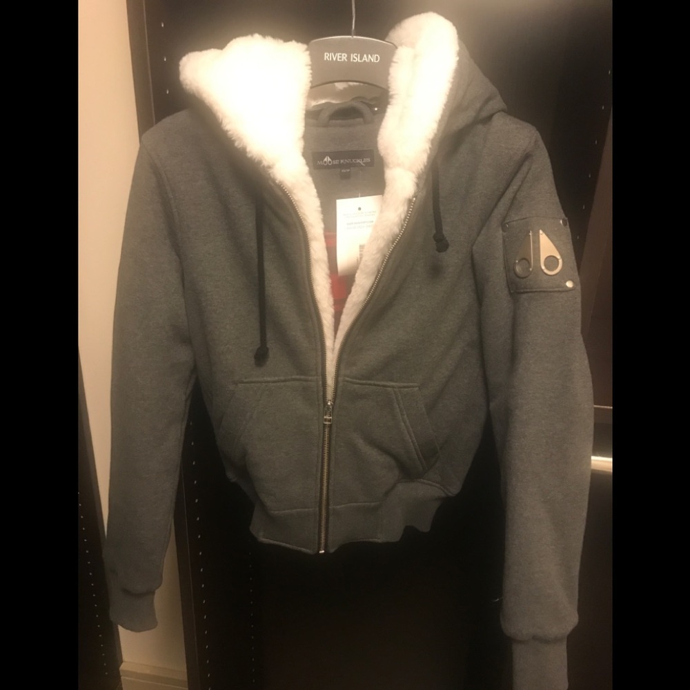 Moose Knuckles Her Bunny hoodie sweatshirt small
